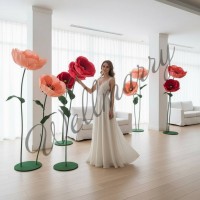 Ростовой цветок из бумаги "Мак" (цвет любой по договоренности)